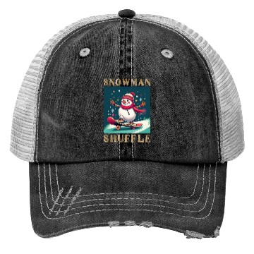 Discover Snowman Shuffle: The Coolest Winter Ride Trucker Hats
