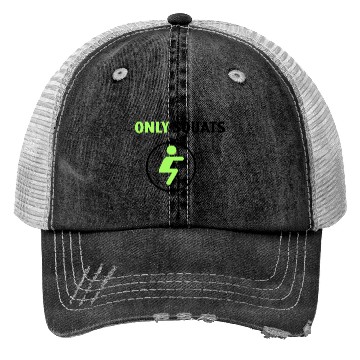 Discover Only Squats Icon Trucker Hats