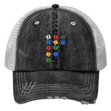 Discover Never Give UP Color Trucker Hats