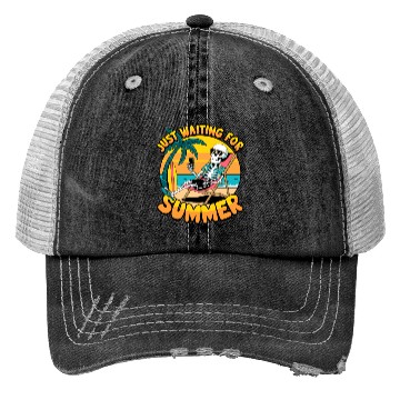 Discover just waiting for summer Trucker Hats