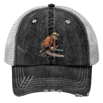 Discover Beaver Lumberjack Chainsaw Trucker Hats