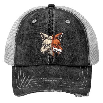Discover Halloween Fuchs Skeleton Trucker Hats