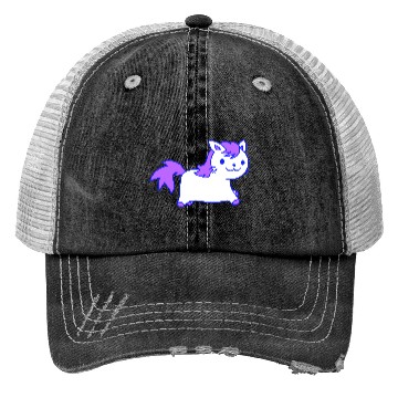 Discover Little Pony Cat Face Little Small Horse Riding Fun Trucker Hats