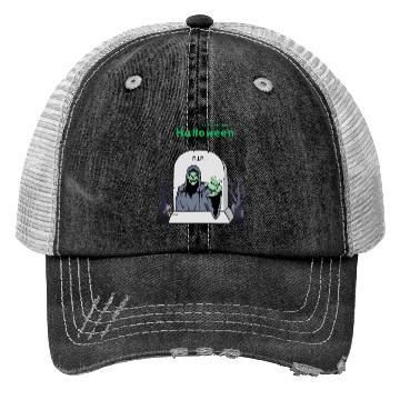 Discover Trick Or Treat Trucker Hats