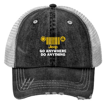 Discover Jeep Go Anywhere Do Anything Trucker Hats