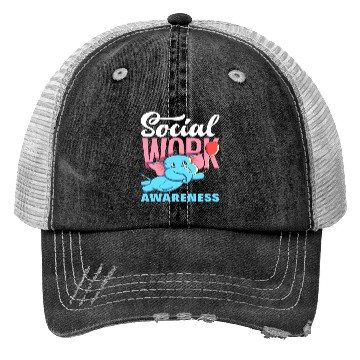 Discover Social Work Awareness With Elephant Trucker Hats