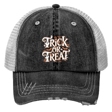 Discover trick or treat Trucker Hats