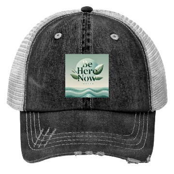 Discover "Be Here Now - Mindful Living" Trucker Hats