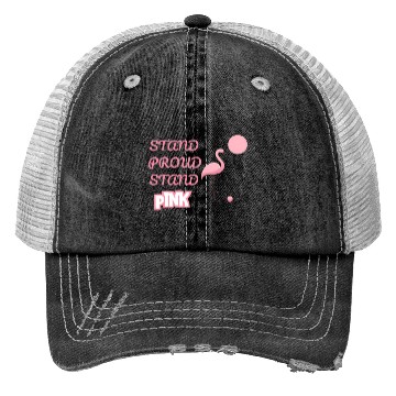 Discover Pink Flamingo Trucker Hats