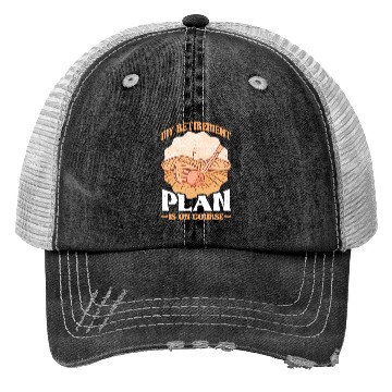 Discover My Retirement Plan Is On Course 7 Trucker Hats