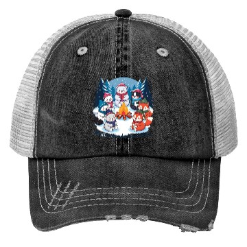 Discover Winter wonderland vibes Trucker Hats