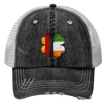 Discover German Irish Shamrock Germany Ireland Flag Trucker Hats