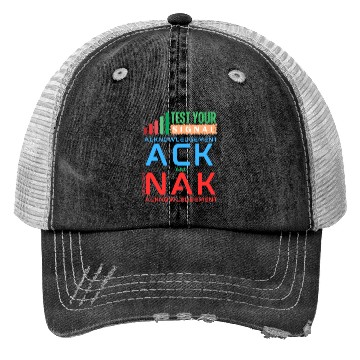 Discover Acknowledgement ACK and NAK in Data Networking Trucker Hats