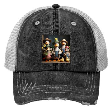 Discover Farmer ducks Trucker Hats