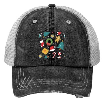 Discover Classic Christmas Icons Trucker Hats