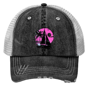Discover Cartoon Sailing Trucker Hats