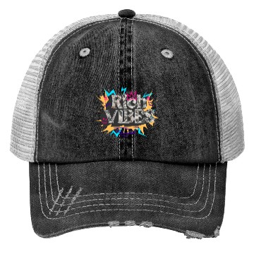 Discover Rich Vibes Money-Themed Graphic Trucker Hats
