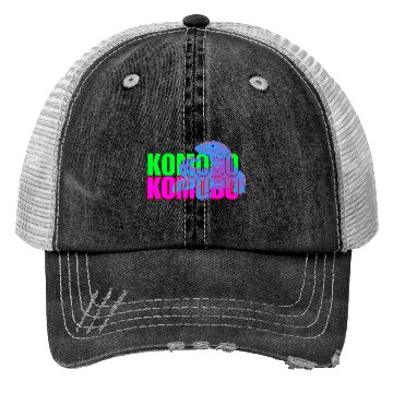 Discover Majestic Komodo Dragon Trucker Hats
