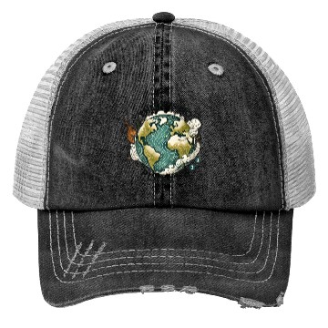 Discover There Is No Planet B Trucker Hats