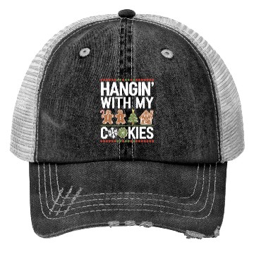 Discover Hanging Cookies Gingerbread Gingerbread Sarcasm Trucker Hats