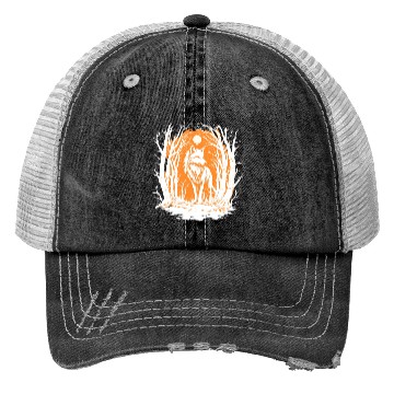 Discover Wolf in Forest Trucker Hats