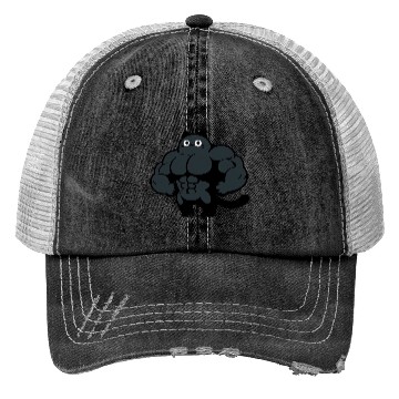 Discover Black Cat Gym Cartoon Trucker Hats