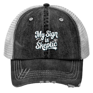 Discover Astrology Skeptic Critical Thinking Trucker Hats