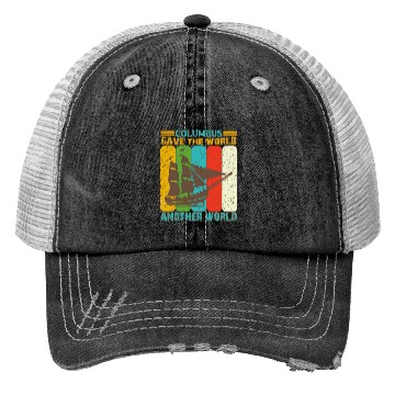 Discover Columbus Day Trucker Hats Trucker Hats Lovers Day