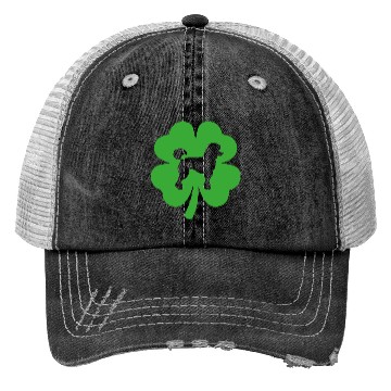 Discover Poodle Shamrock St Patrick's day Dogs Lover Trucker Hats