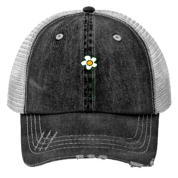 Discover White Daisies Flower Spring Summer Flowers Nature Trucker Hats
