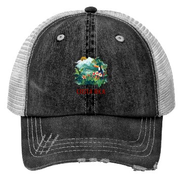 Discover Costa Rica Nature & Macaw Adventure Trucker Hats