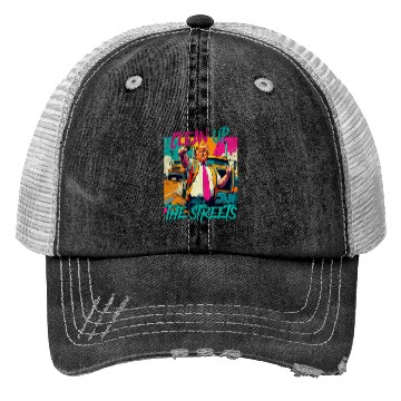 Discover Clean up the streets Trump vintage Trucker Hats