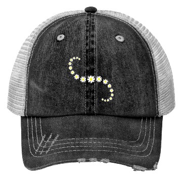 Discover Many Pretty Daisy Flowers Decorative Nature Design Trucker Hats