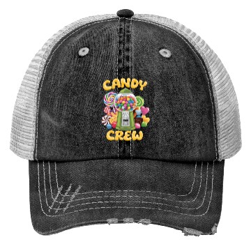 Discover Candy Security Crew Lollipop Gummy Sweet Birthday Trucker Hats