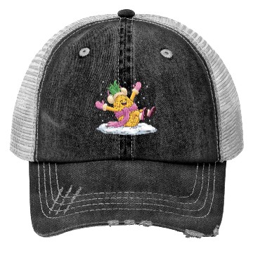 Discover Chillin' pineapple style Trucker Hats
