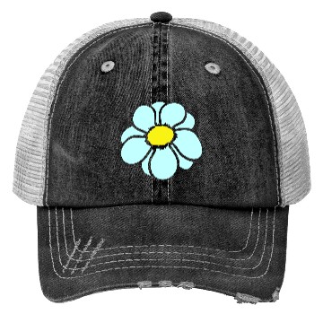 Discover Small Daisy Flower White Decorative Nature Design Trucker Hats