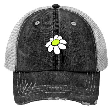Discover Small Daisy Flower White Decorative Nature Design Trucker Hats