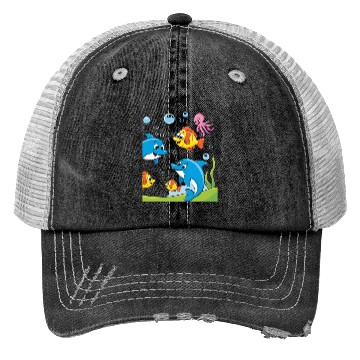 Discover Dolphins and Friends Trucker Hats