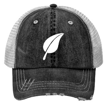 Discover White Beautiful Leaf Eco Spring Summer Cool Nature Trucker Hats