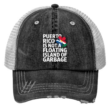 Discover Puerto Rico Pride Bold Awareness Statement Trucker Hats