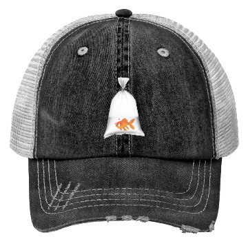 Discover fish in a bag Trucker Hats