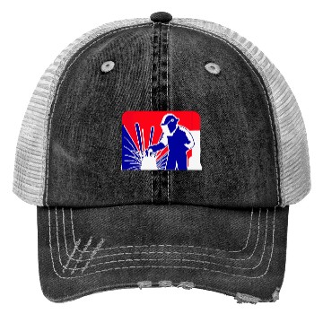 Discover Major League Welder Sticker – Perfect for Proud We Trucker Hats