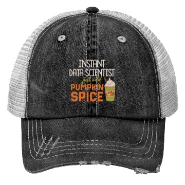 Discover Data Scientist Thanksgiving Pumpkin Spice Trucker Hats