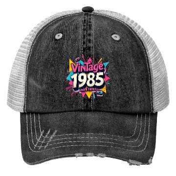 Discover vintage 1985 limited edition Trucker Hats