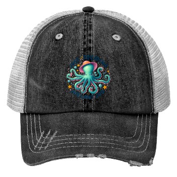 Discover The Octopus Who Loved Lunch Trucker Hats