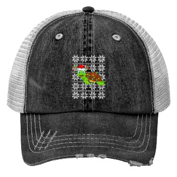 Discover Sea Turtle Christmas Lights Trucker Hats