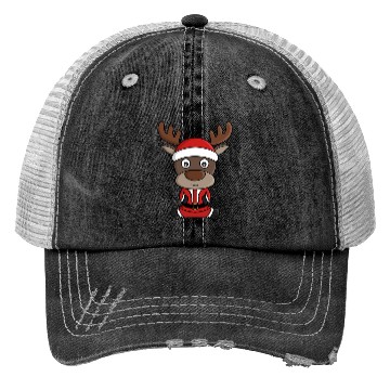 Discover Adorable baby reindeer Trucker Hats