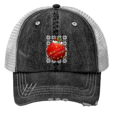 Discover Cricket Ball Santa Trucker Hats