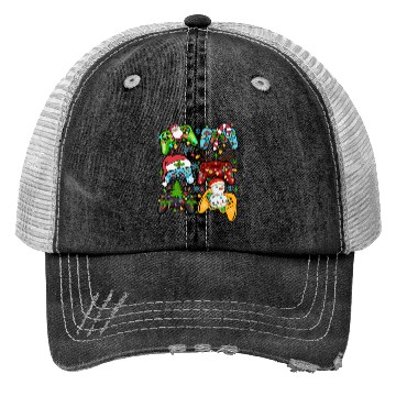 Discover Christmas gaming Trucker Hats