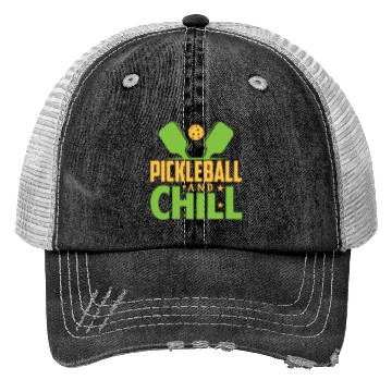 Discover Pickleball And Chill Trucker Hats